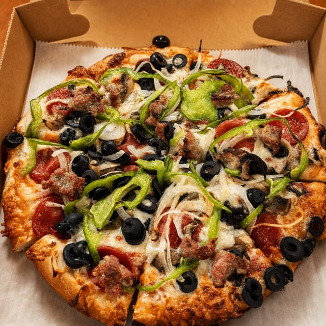(Sm) Cosmic Special Pizza.