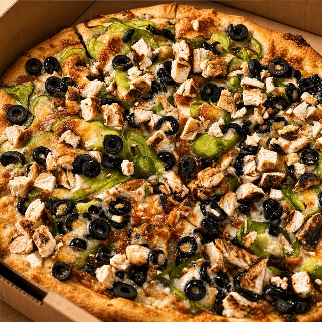 BUY ANY 4 LARGE PIZZAS GET 1 LARGE CHEESE FREE.