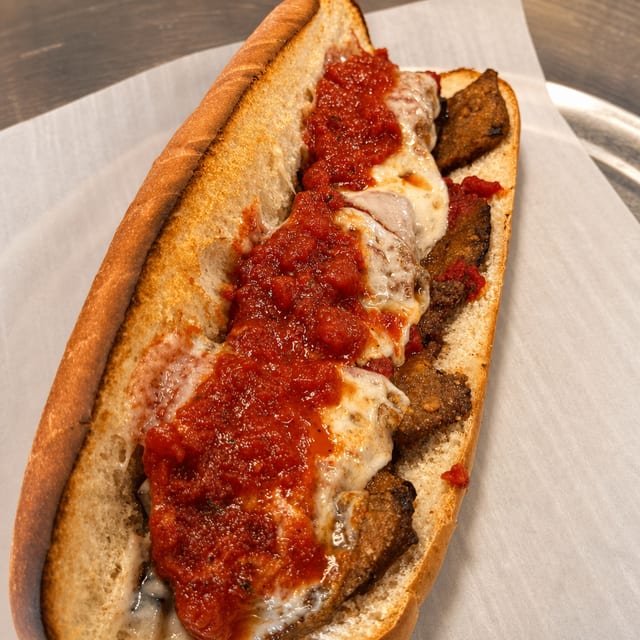 (Sm) Eggplant Parmesan Grinder.