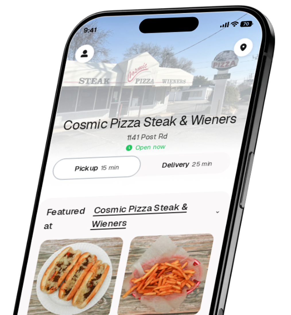 Cosmic Pizza Steak & Wieners app preview