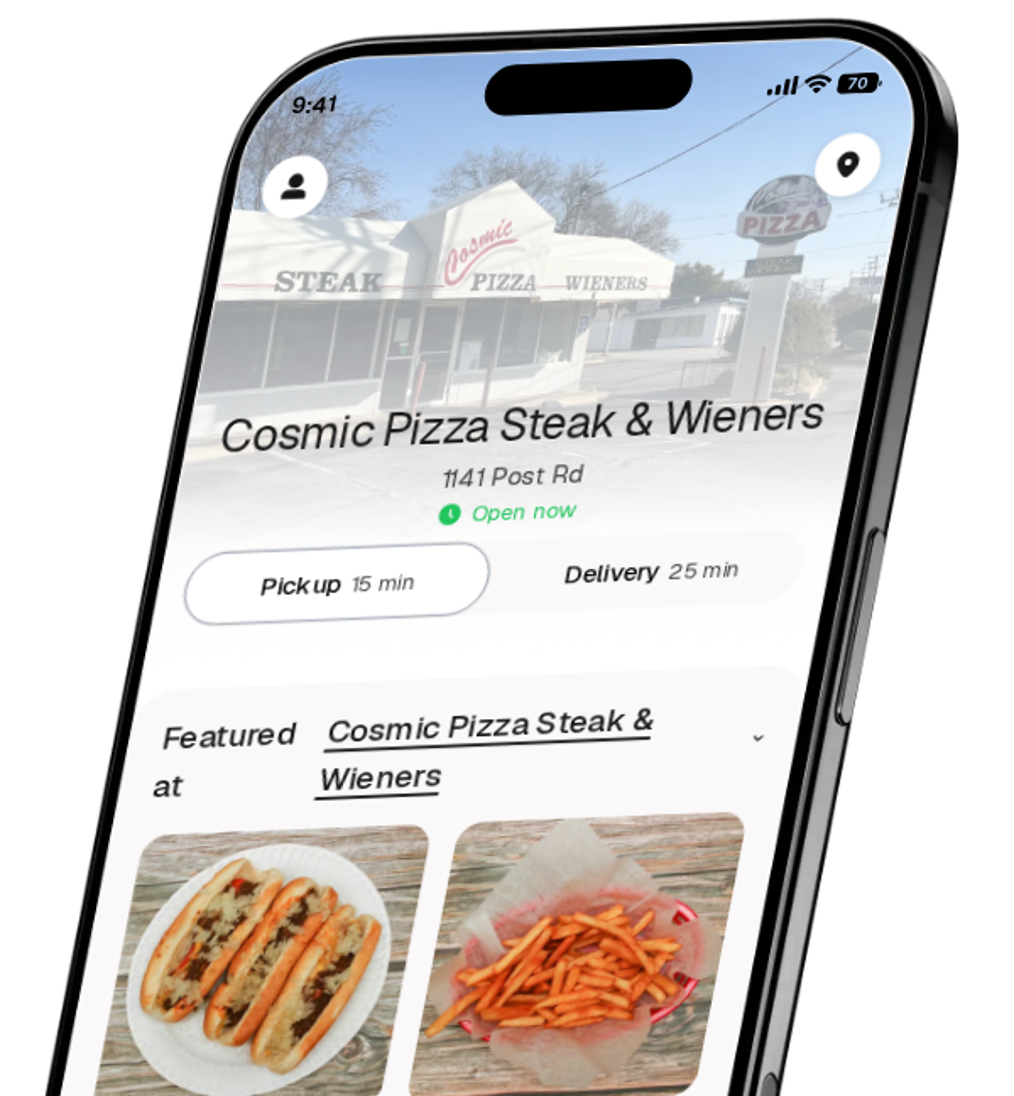 Cosmic Pizza Steak & Wieners app preview