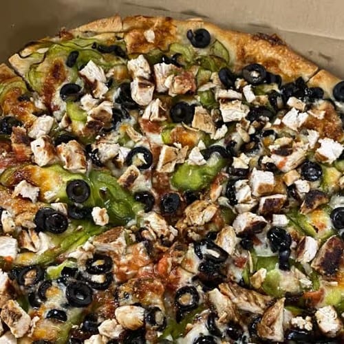 BUY ANY 4 LARGE PIZZAS GET 1 LARGE CHEESE FREE.