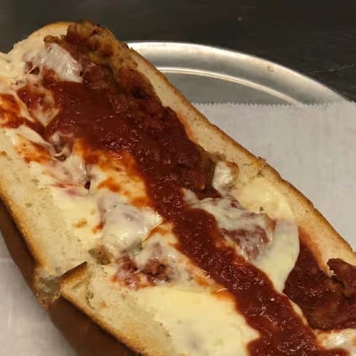 (Sm) Veal Parmesan Grinder.