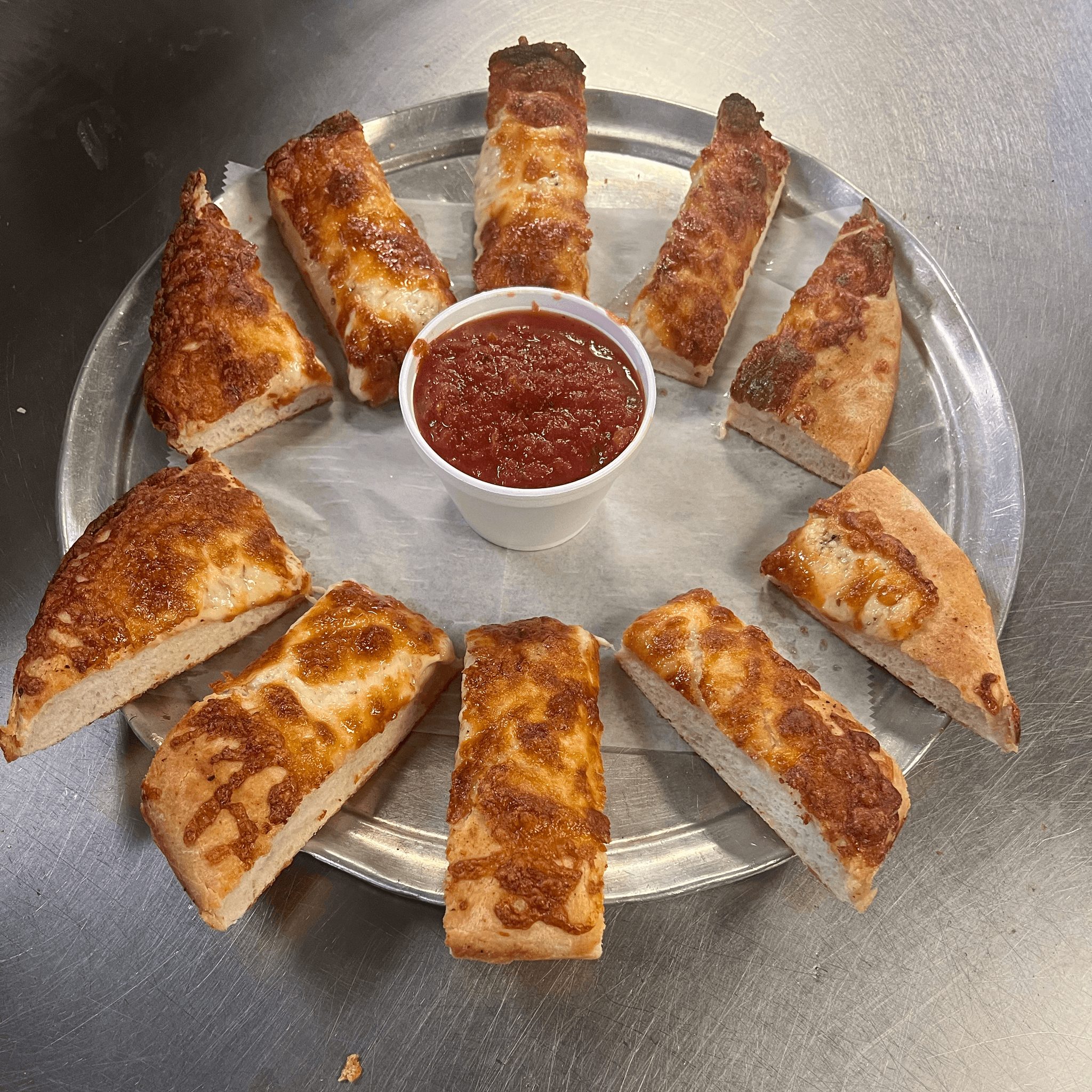 Cheesy Garlic Sticks.