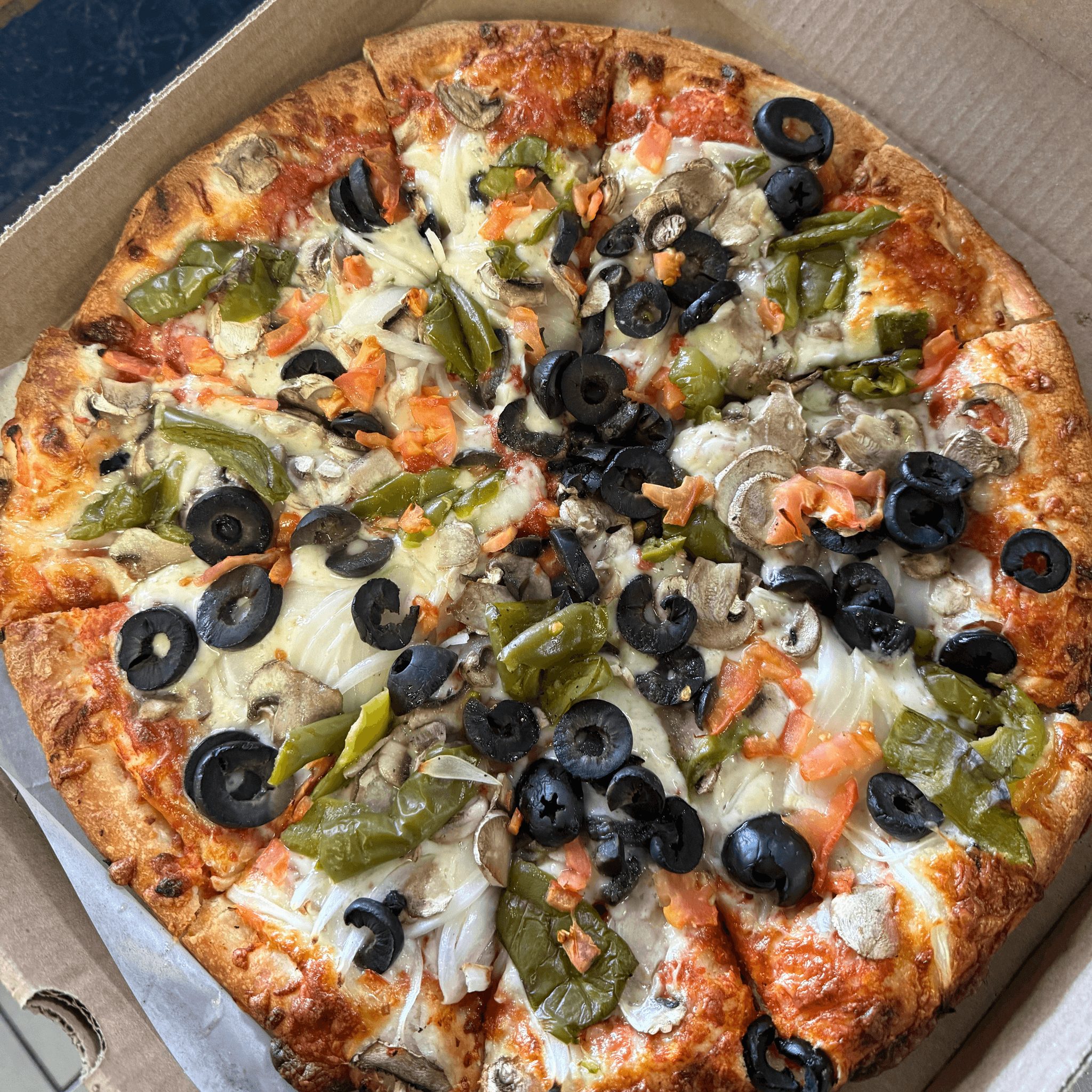 (Sm) Vegetarian Pizza.