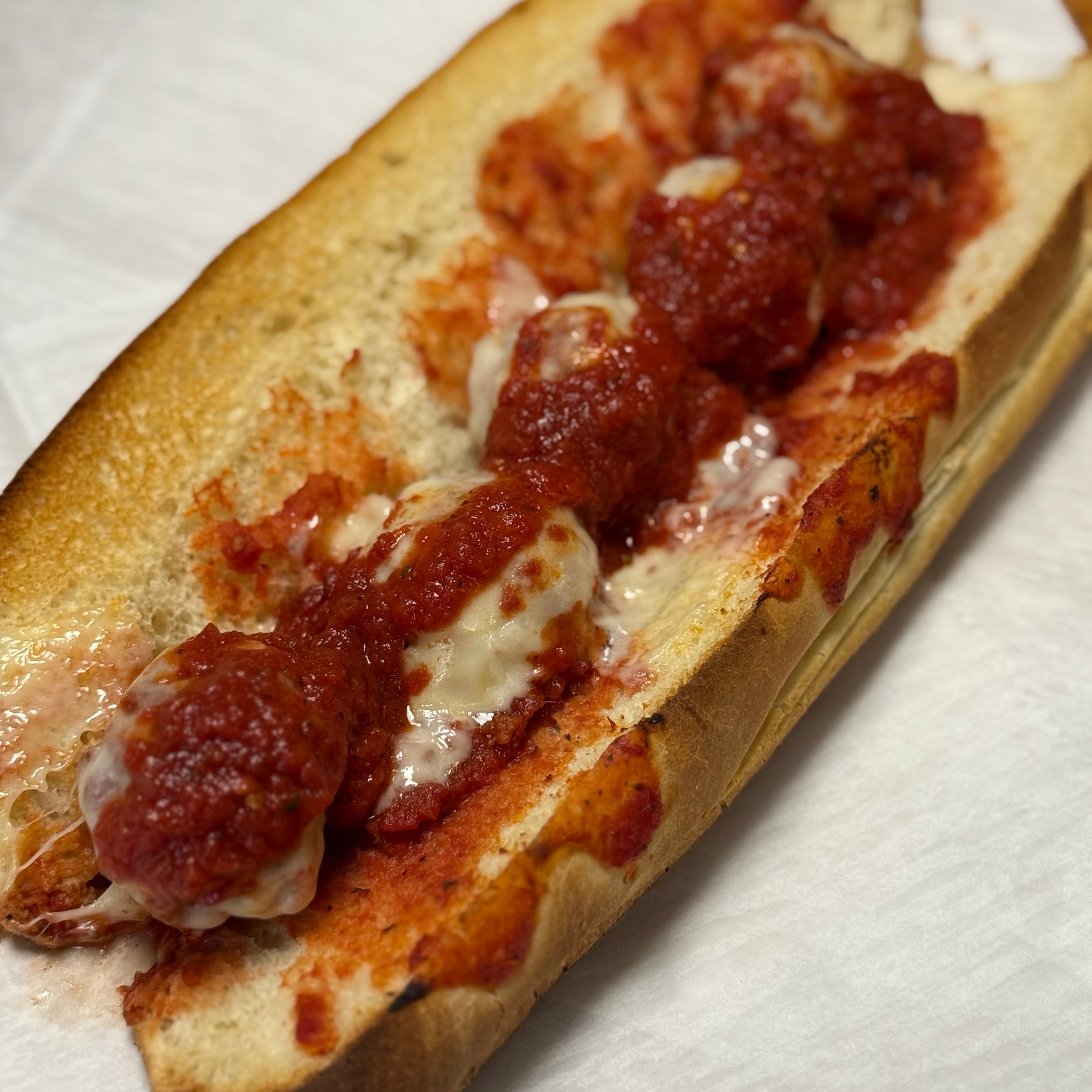 (Sm) Meatball Parmesan Grinder.