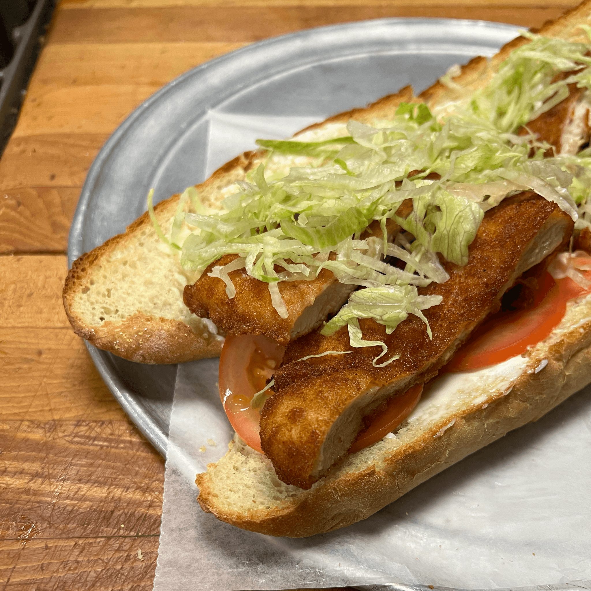 (X-Lg) Chicken Cutlet Grinder.
