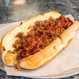 (Sm) #7 Steak, Onions, Cheese, Chili