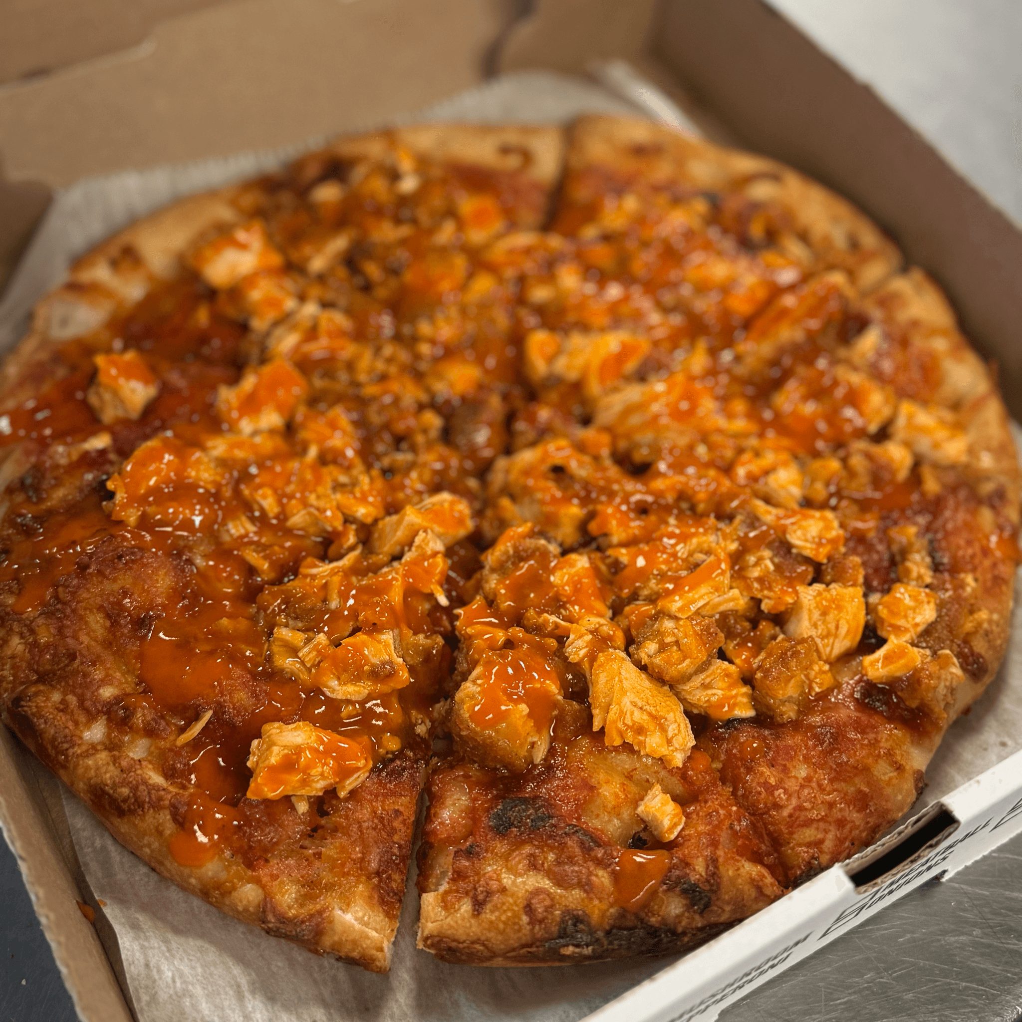 (Sm) Buffalo Chicken Pizza.