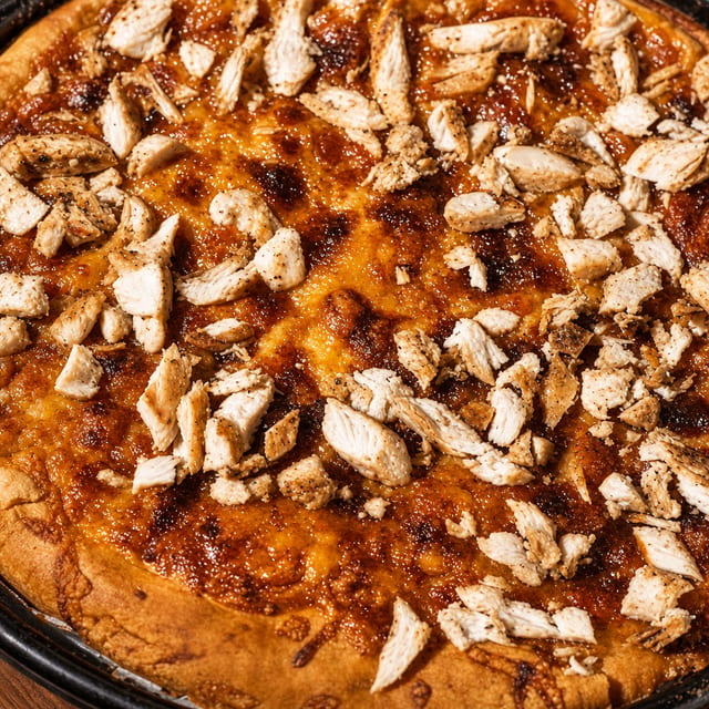 (Sm) Grilled Chicken Pizza.