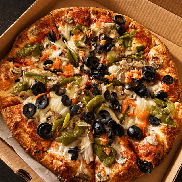 (Sm) Vegetarian Pizza.